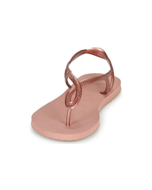 Havaianas Pink Luna Flip Flops / Sandals (shoes)