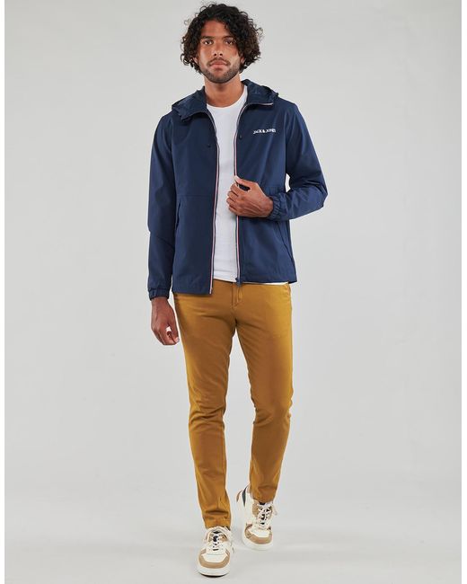 Jack & Jones Brown Trousers Jpstmarco Jjbowie Sa for men