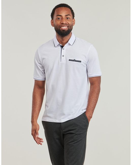 Jack & Jones White Polo Shirt Jprblumilliard for men