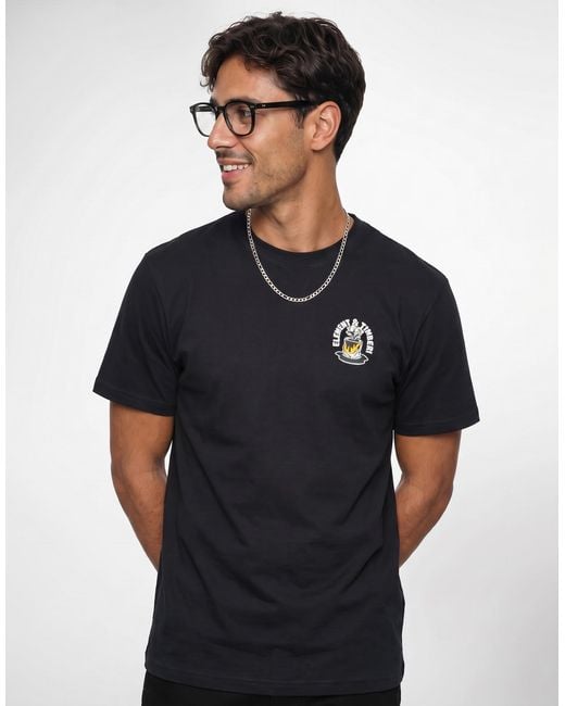Element Black T Shirt Timber Flower Pot Ss for men