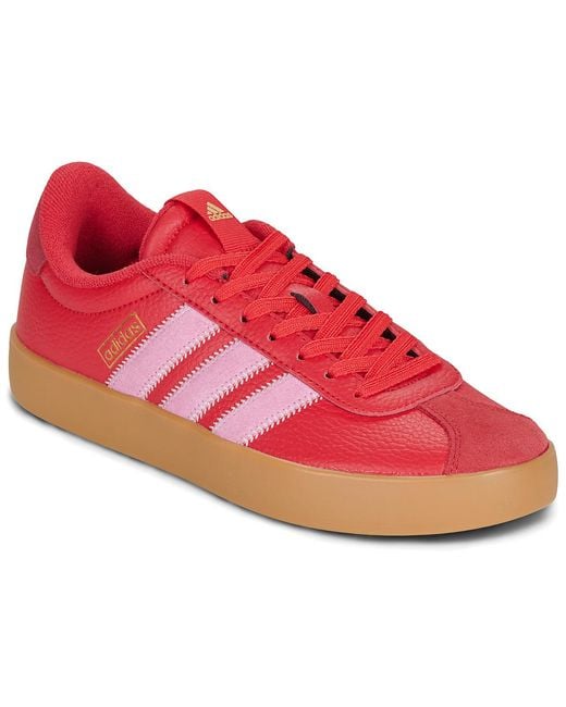 Adidas Red Shoes (trainers) Vl Court 3.0