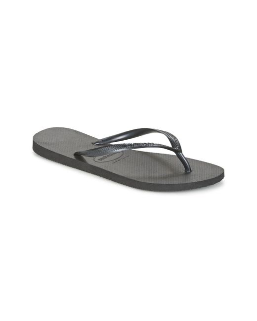 Havaianas Gray Slim Flip Flops / Sandals (shoes)