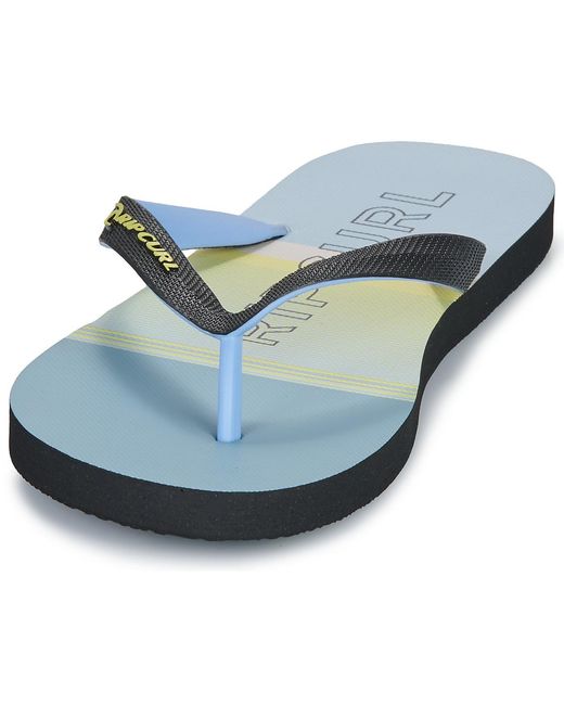 Rip Curl Blue Flip Flops / Sandals (shoes) Breakers Bloom Open Toe for men