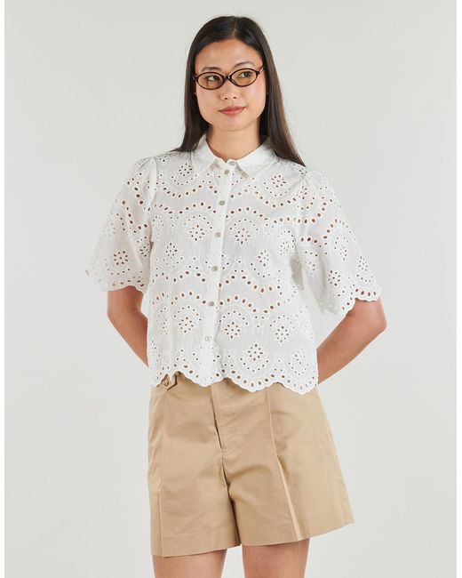 ONLY White Blouse Onlavalais