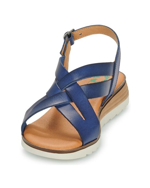 Dream in Green Blue Wedge Sandals Galya
