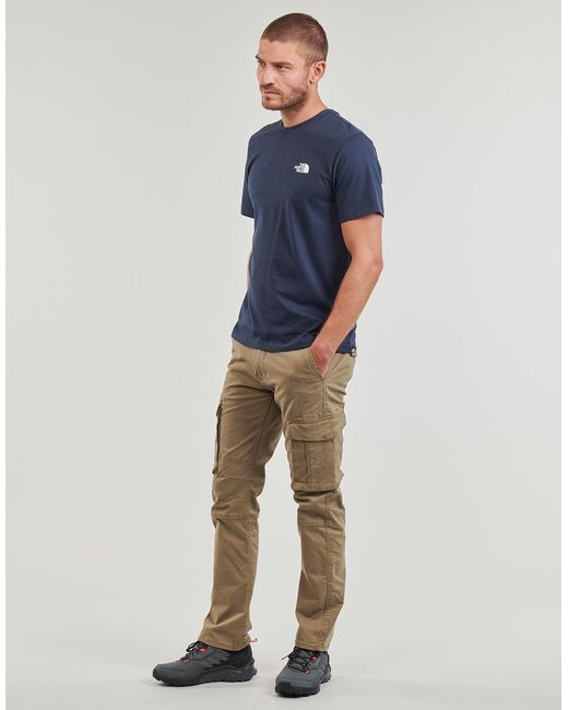 The North Face Blue T Shirt Simple Dome for men