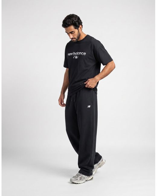 New Balance Black T Shirt Trackside T-shirt for men