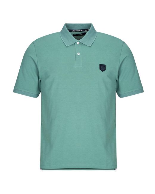 Jack & Jones Green Polo Shirt Jprblurise Polo for men