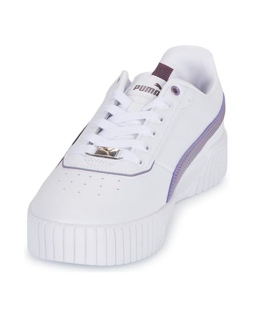 PUMA White Shoes (trainers) Carina 2.0 Lux