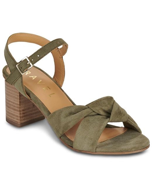 Ravel Metallic Heeled Sandals Balne