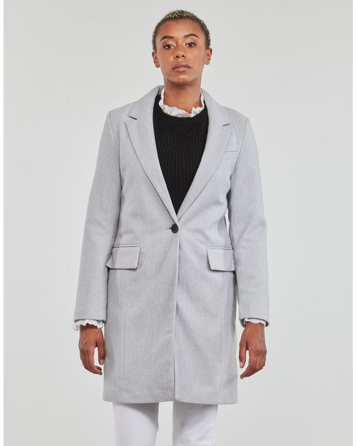 ONLY Gray Coat Onlnancy Life Coat Cc Otw