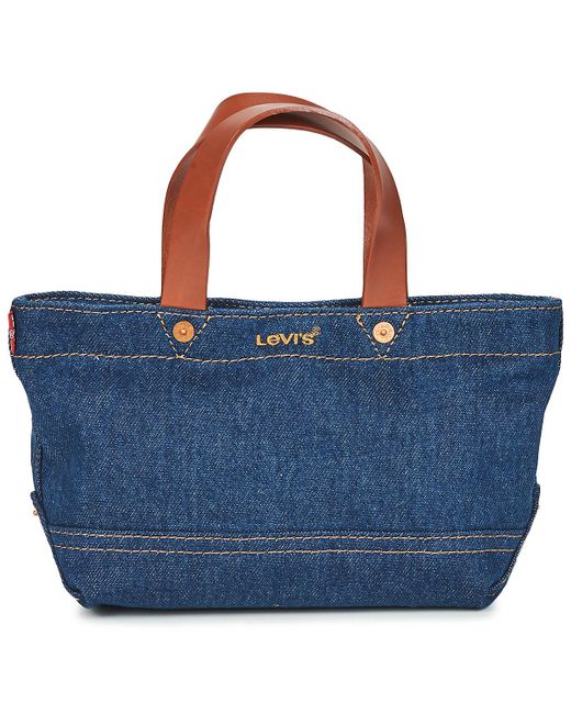 Levi's Blue Shoulder Bag Women's Heritage Micro Tote