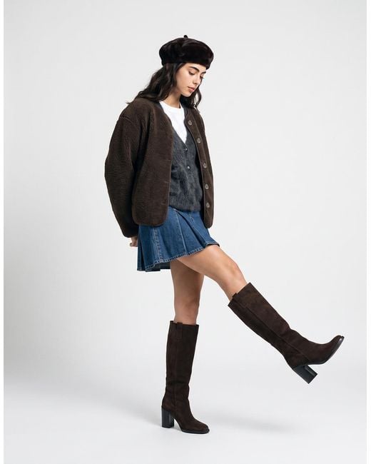 Jdy Black Jacket Tella L/s Teddy