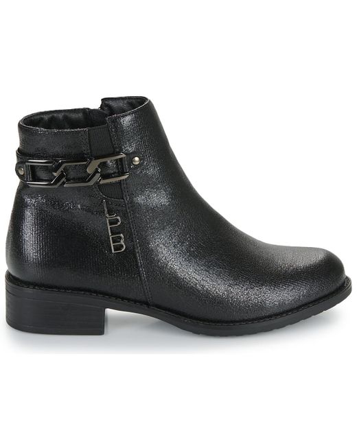 Les Petites Bombes Black Mid Boots Gisabel