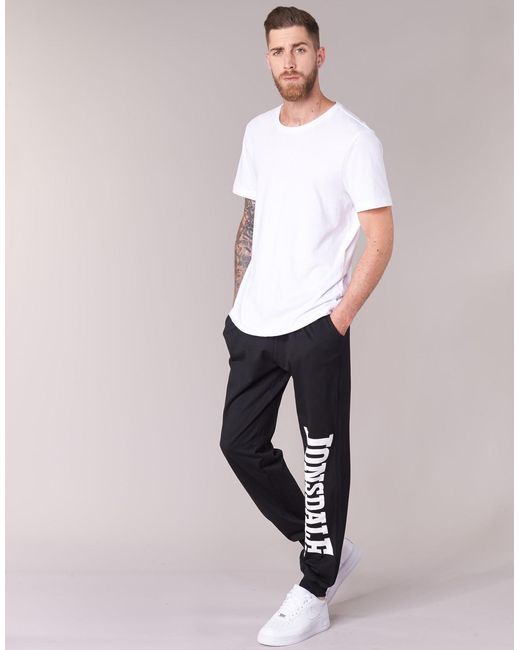 Lonsdale Blue Large Logo Tracksuit Bottoms for men