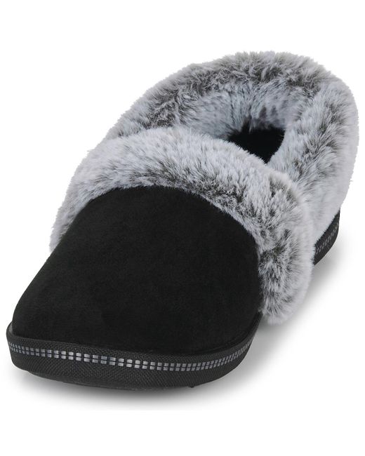 Skechers Black Cozy Campfire Team Toasty Slippers