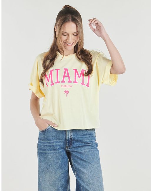 ONLY Yellow T Shirt Onlmindy Life