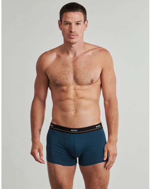 Boss Blue Boxer Shorts Trunk 5p Essential for men