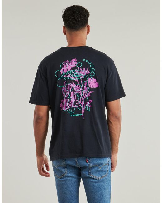 Quiksilver Blue T Shirt Hw Desert Paradise Ss for men