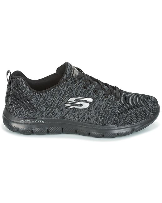 Skechers Flex Appeal 2.0 High Energy Women's Shoes (trainers) In Black