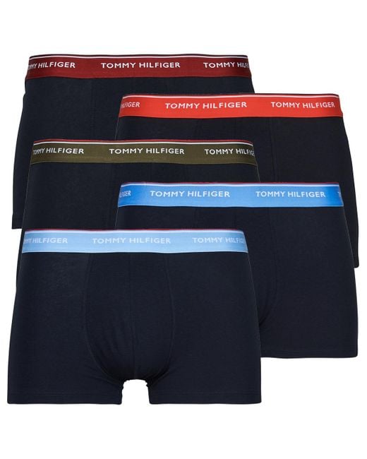 Tommy Hilfiger Blue Boxer Shorts Premium Essentials X5 for men