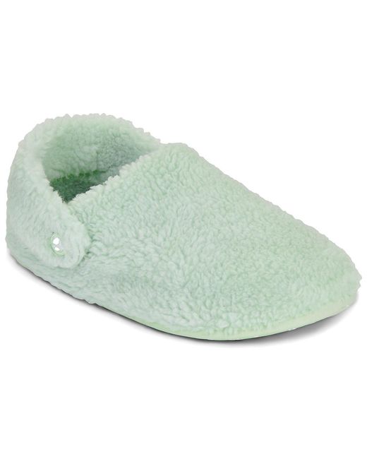 CROCSTM Green Flip Flops Classic Cozzzy Slipper