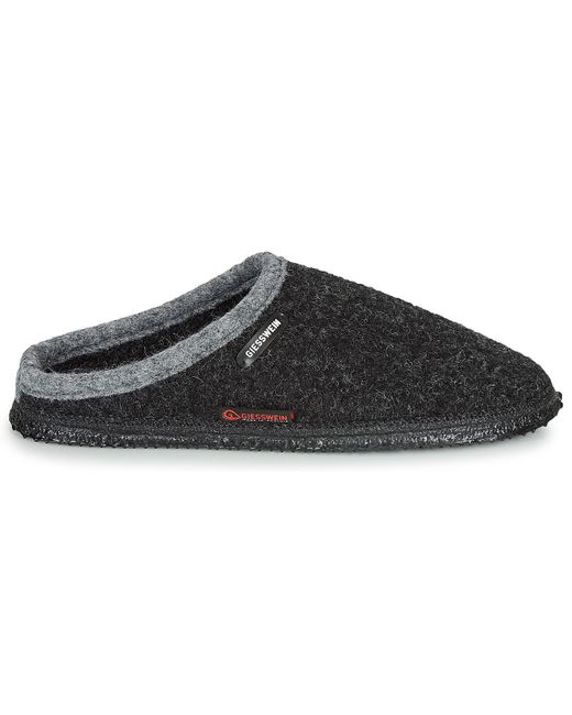 Giesswein Black Danheim Flip Flops