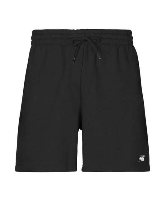 New Balance Black Shorts French Terry Short for men