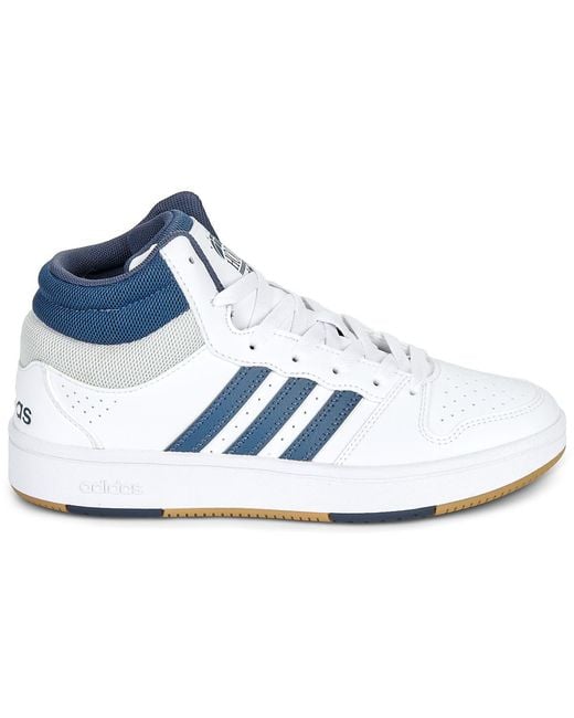 Adidas Blue Shoes (high-top Trainers) Hoops Mid Classic