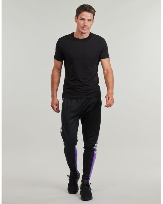 Adidas Black Tracksuit Bottoms Squadra 25 Training Pants for men