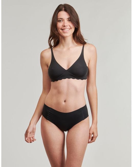 Sloggi Black Knickers/panties Zero Feel 2.0 Hipster