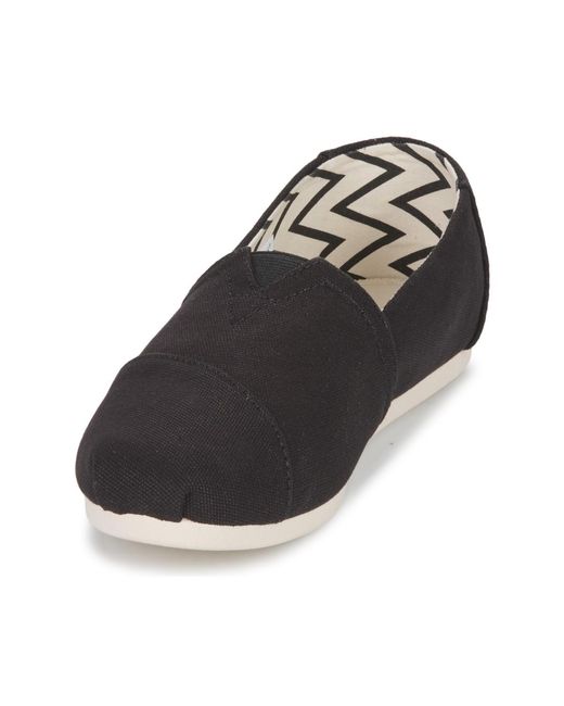TOMS Black Alpargata Espadrilles / Casual Shoes