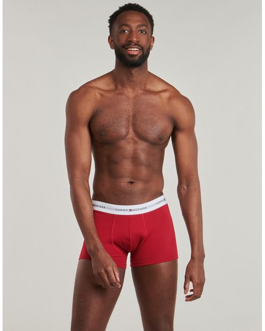 Tommy Hilfiger Blue Boxer Shorts 5p Trunk for men