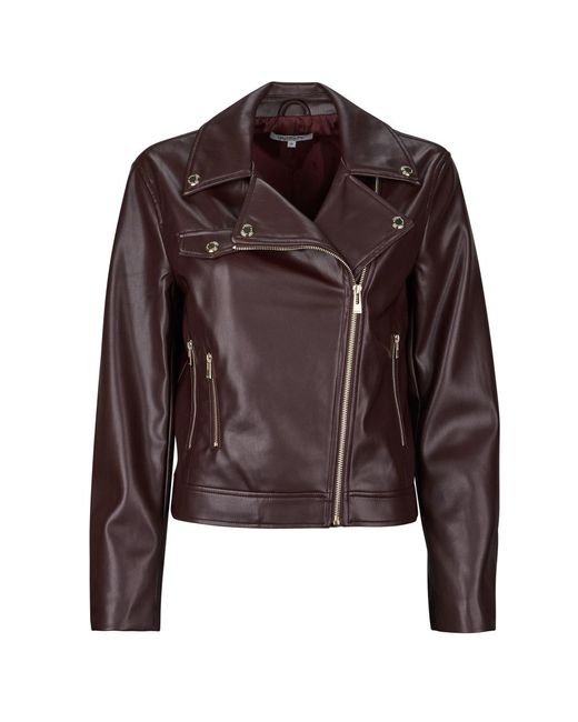 Morgan Brown Leather Jacket Geff