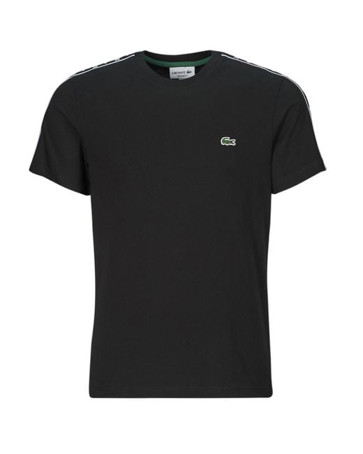 Lacoste Black T Shirt Th7404 for men