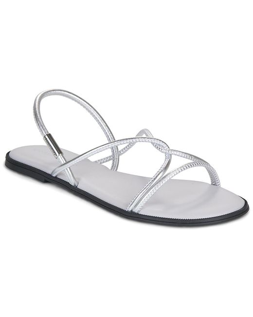 Havaianas White Flat Sandals Una Manga