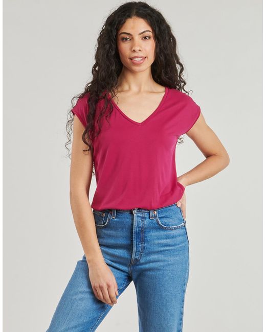 Pieces Pink T Shirt Pckamala Tee