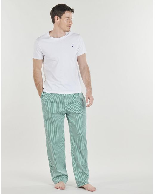 Polo Ralph Lauren Green Sleepsuits Pj Pant-sleep-bottom for men