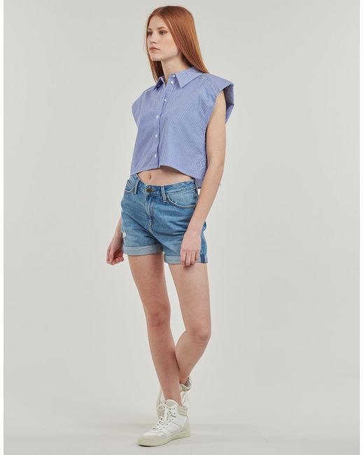 Noisy May Blue Shirt Nmkatrine