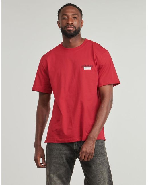 Pepe Jeans Red T Shirt Mason Tee for men