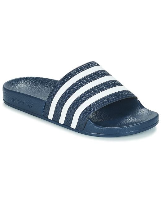 Adidas Blue Adilette Slides for men