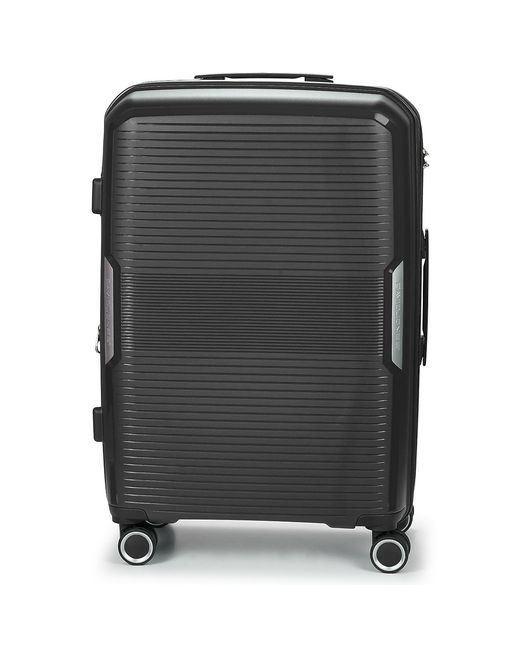 David Jones Black Hard Suitcase Ba-8005 72l Medium