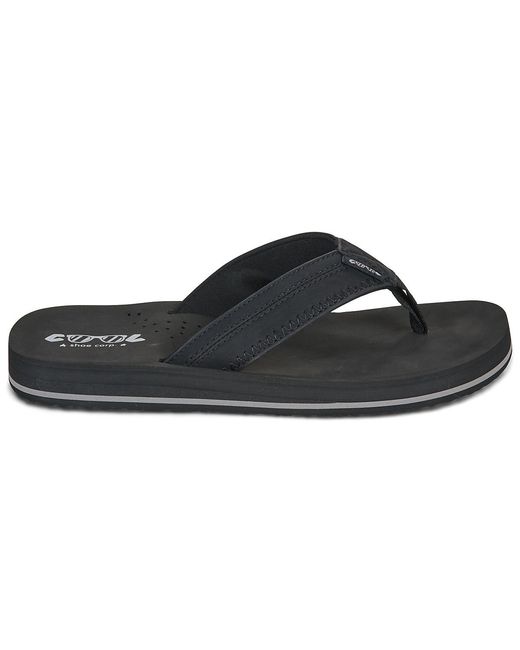 Cool shoe Black Flip Flops / Sandals (shoes) Cloud 2 for men