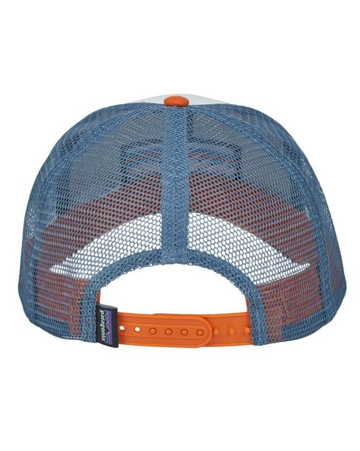 Patagonia Blue Cap P-6 Logo Lopro Trucker Hat for men