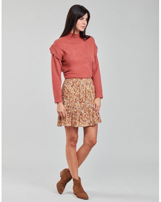 Betty London Orange Pekka Skirt