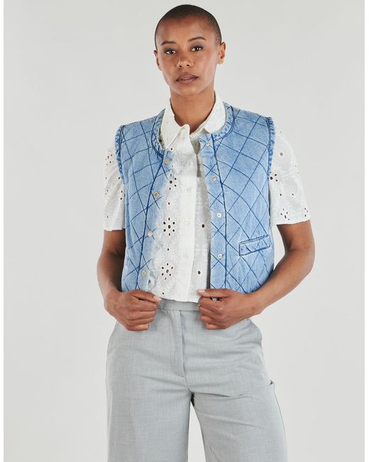 Morgan Blue Denim Jacket Vquil