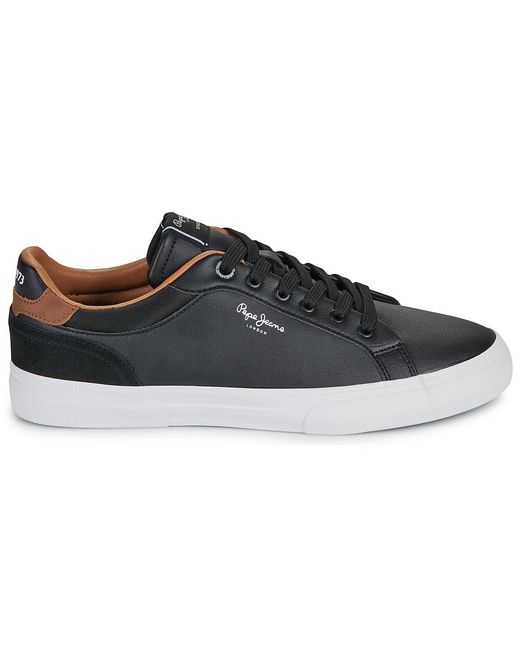 Pepe Jeans Black Shoes (trainers) Kenton Court M for men