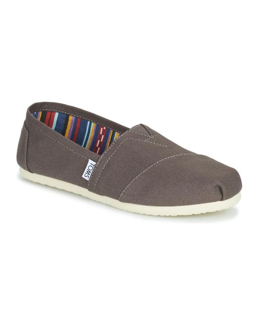 TOMS Gray Espadrilles / Casual Shoes