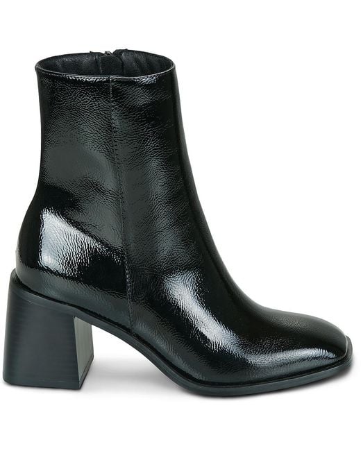Moony Mood Black Low Ankle Boots Adele