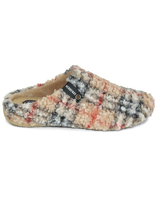 Verbenas Gray Flip Flops York Plaid Borrego